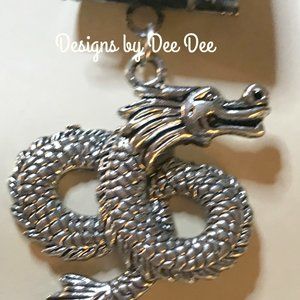 Dragon Necklace Enhancer or Scarf Jewelry
